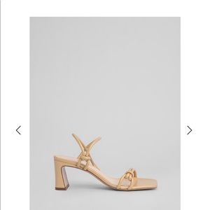 NEW! By Far CHARLIE CREAM PEARL SHINE LEAT…